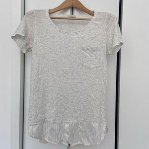 🍒Clu Cotton T-Shirt Size Small Light Grey Like New